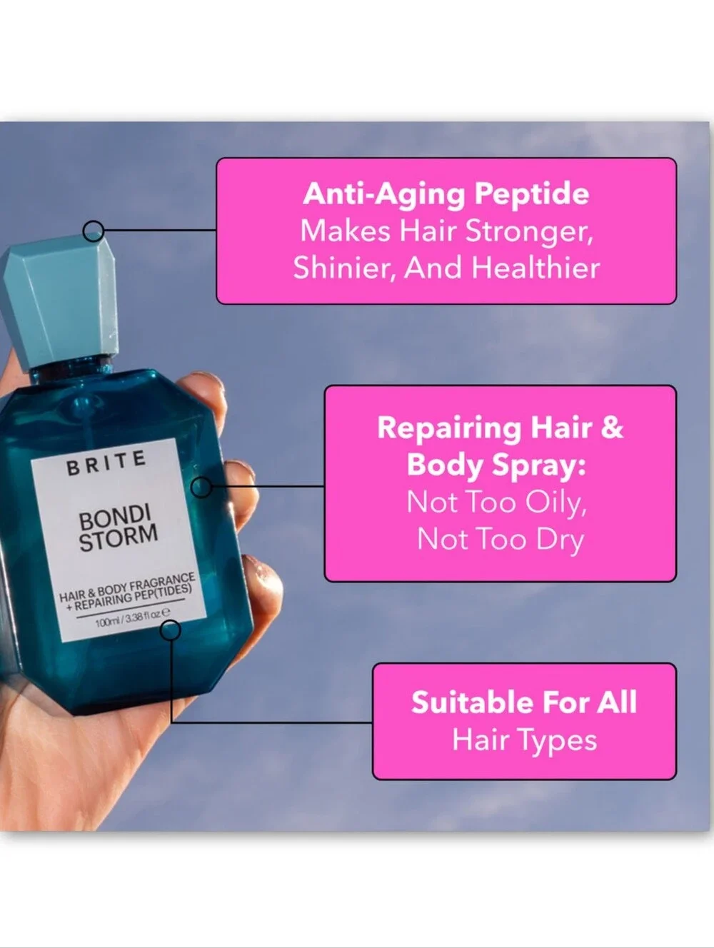 Bondi Storm Hair & Body Repairing Peptides